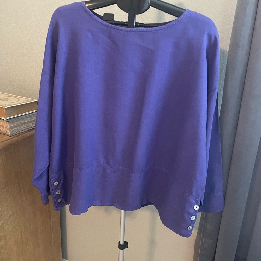 bryn Walker Rich Purple Blouse